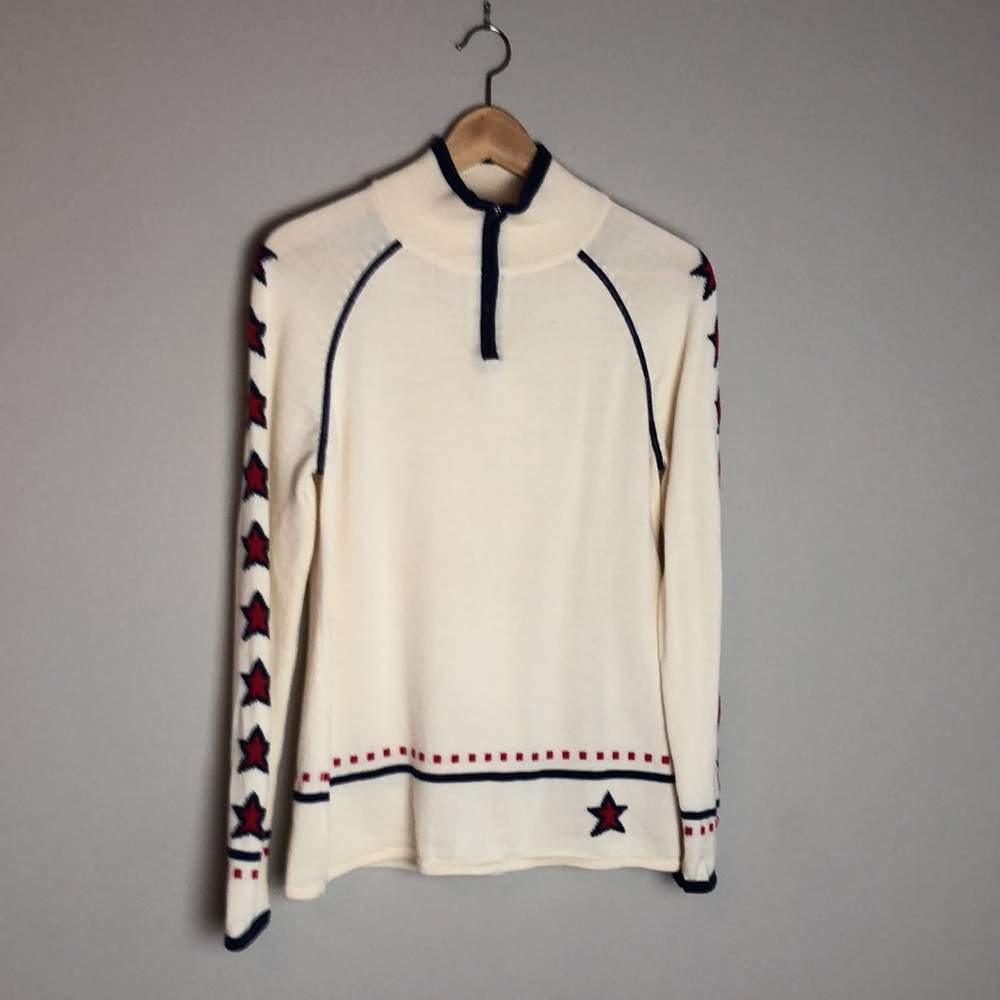 krimson klover alpine merino wool star sweater